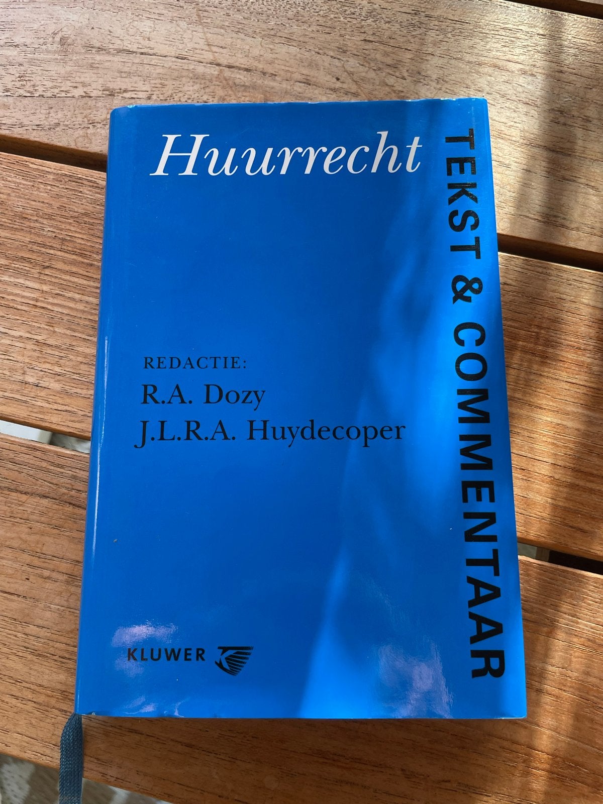 Huurrecht Tekst & Commentaar - Kluwer, Ophalen of Verzenden, Gamma, Gelezen, WO