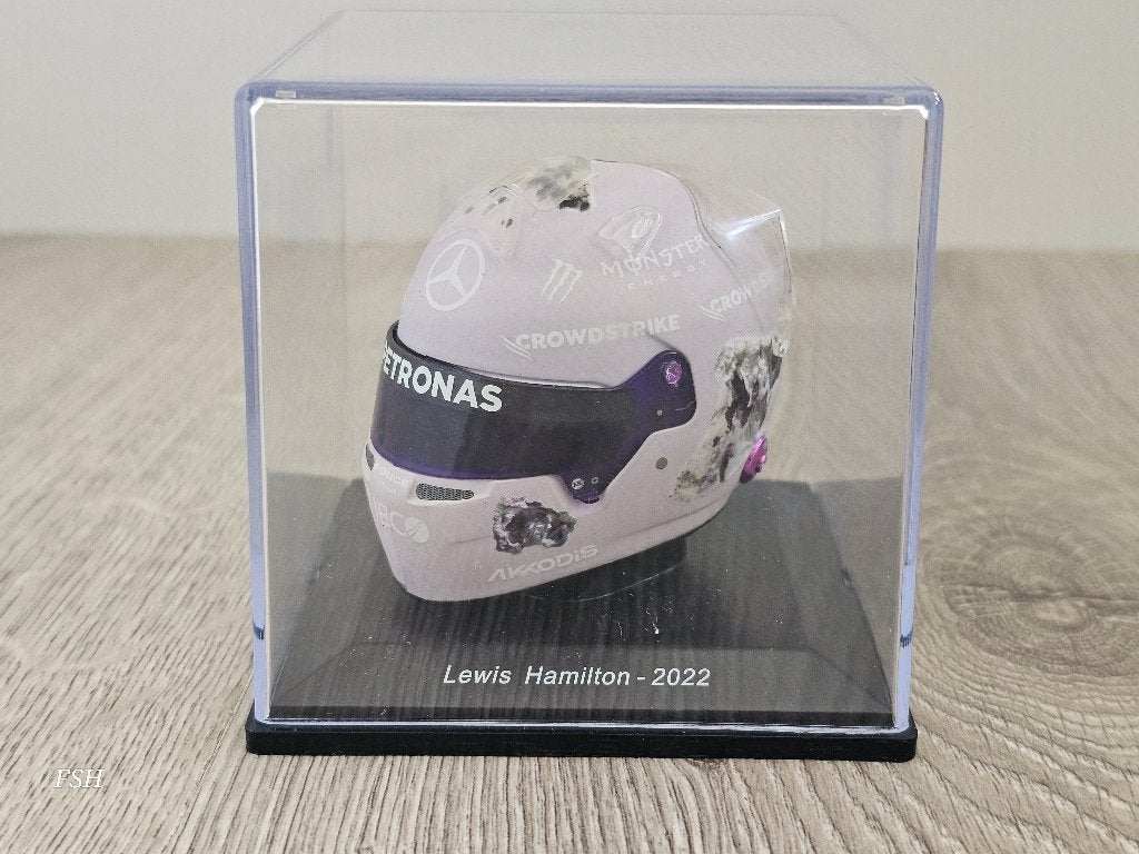 SALE: Helm 1:5, L. Hamilton, Monaco ‘22, SPARK. *NIEUWSTAAT*, Ophalen of Verzenden, Zo goed als nieuw, Formule 1