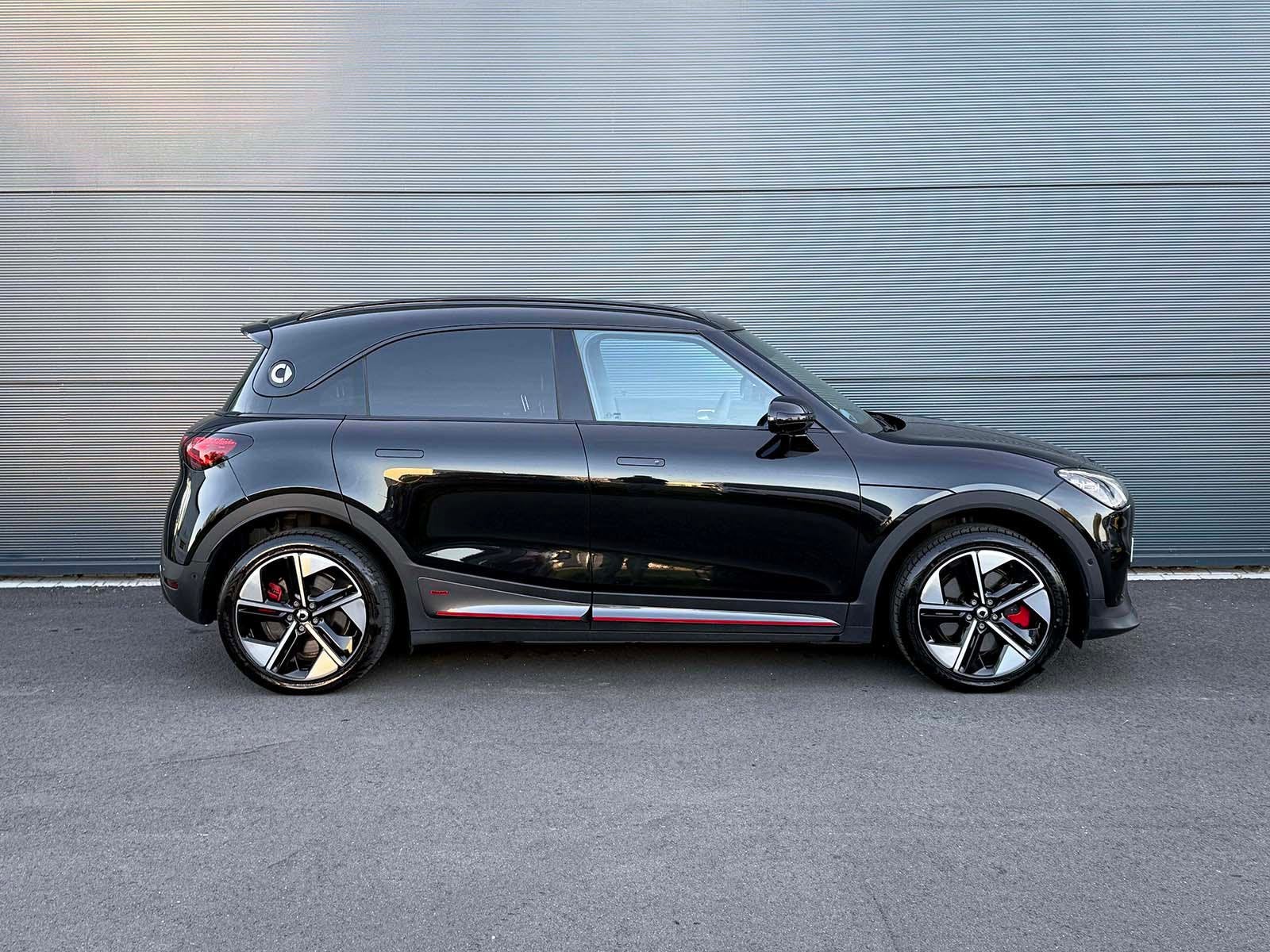 Smart #1 BRABUS 66 kWh, Pano, HUD Beats, ACC, Keyless, 360, Auto's, Automaat, Dealer onderhouden, Gebruikt, Zwart