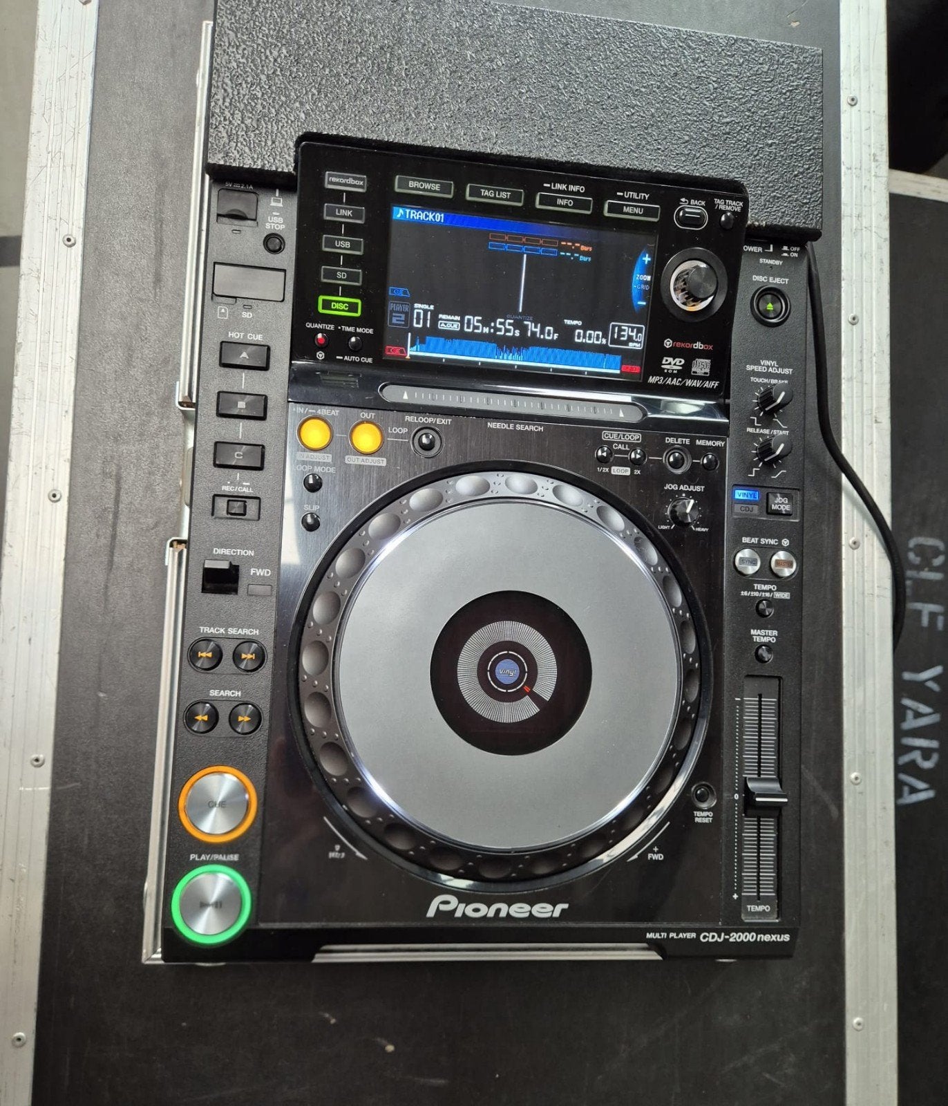Pioneer CDJ-2000 Nexus met Flightcase en kabels, Ophalen, Gebruikt, Draaitafel, Pioneer