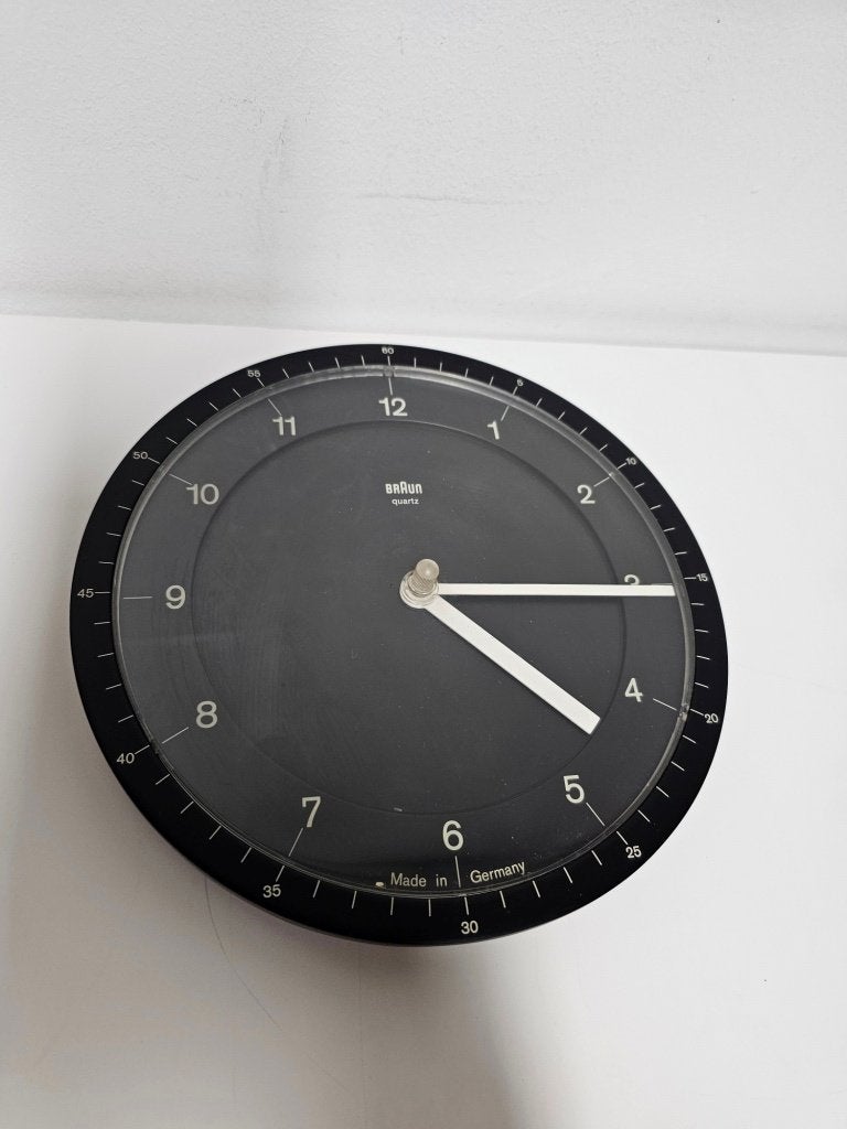 Braun vintage wandklok ABW41 domodisque!, Antiek en Kunst, Ophalen of Verzenden