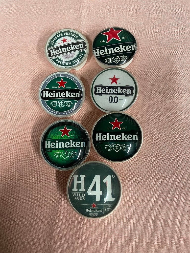Taplenzen Heineken, Ophalen of Verzenden, Heineken
