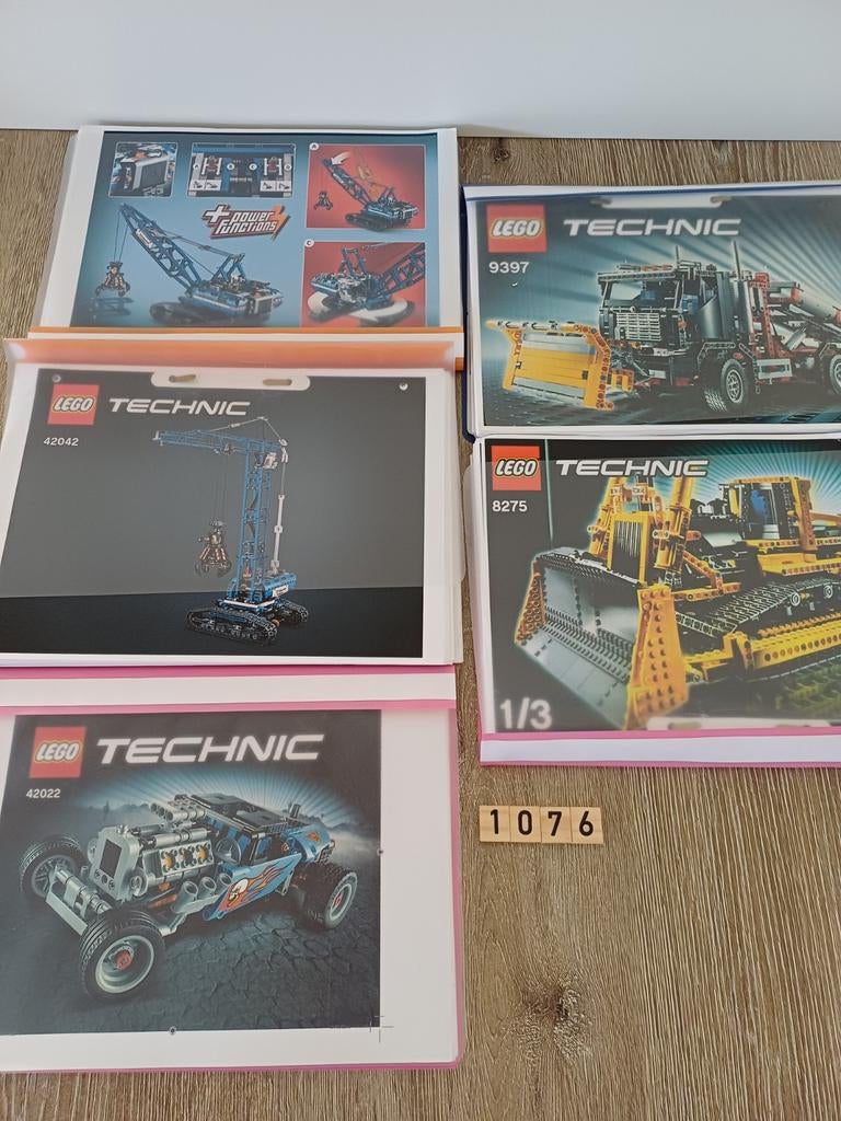 Lego Bouwbeschrijvingen 6 Stuks, Ophalen of Verzenden