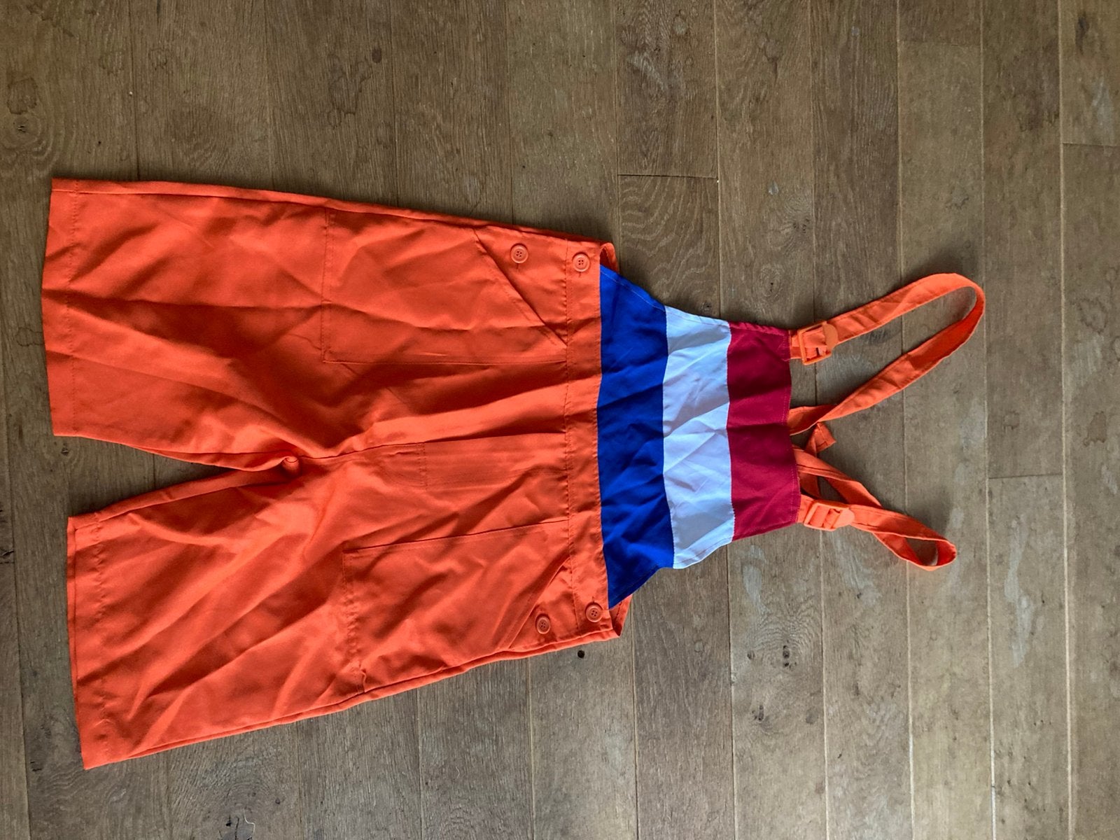 Oranje broekpak, Kleding | Dames, Carnavalskleding en Feestkleding, Oranje of Koningsdag, Zo goed als nieuw, Kleding, Ophalen