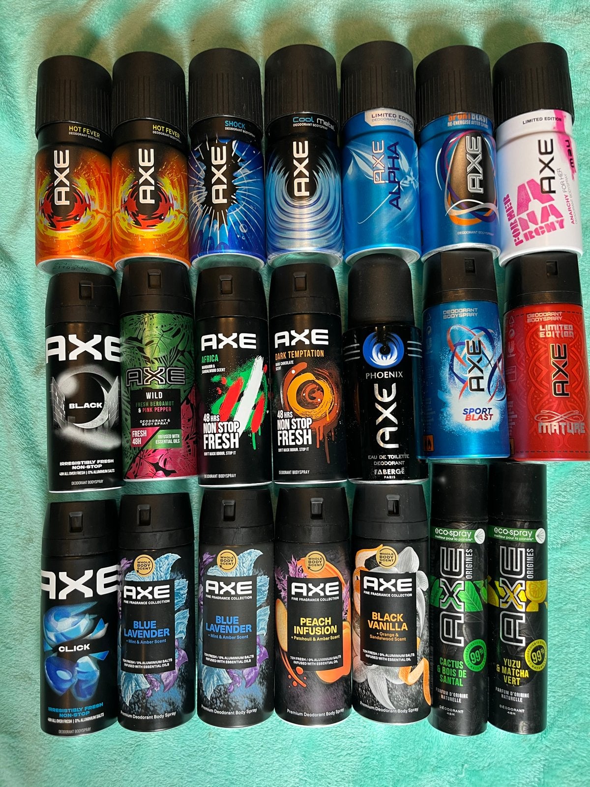 Grote collectie Axe deodorants lees tekst aub, Ophalen of Verzenden, Zo goed als nieuw, Deodorant of Bodyspray