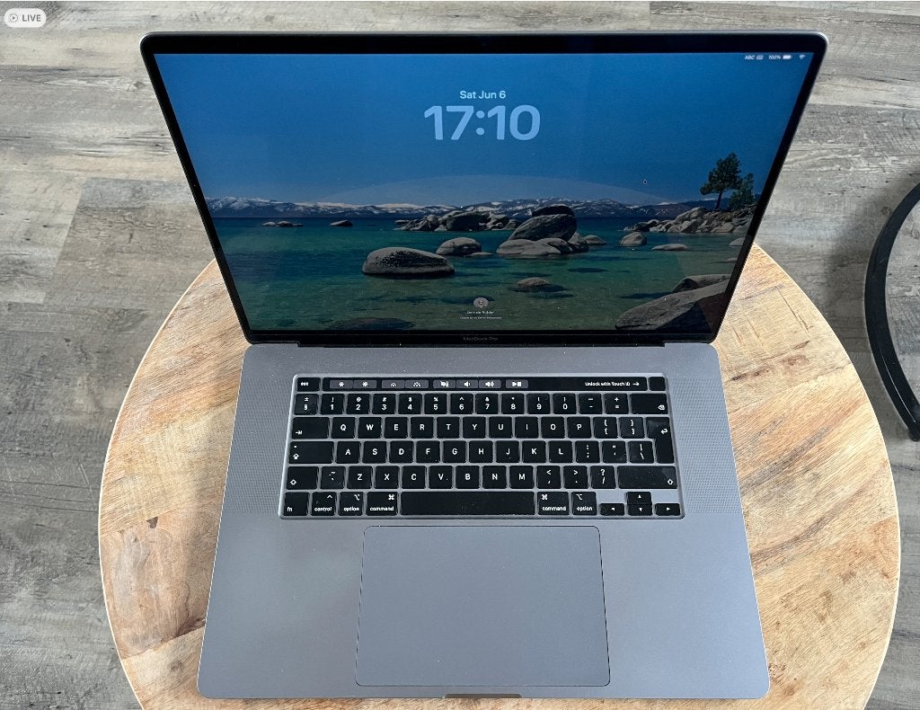 MacBook Pro 16 Inch, 2019 model, Gebruikt, 2 tot 3 Ghz, Qwerty, 512 GB