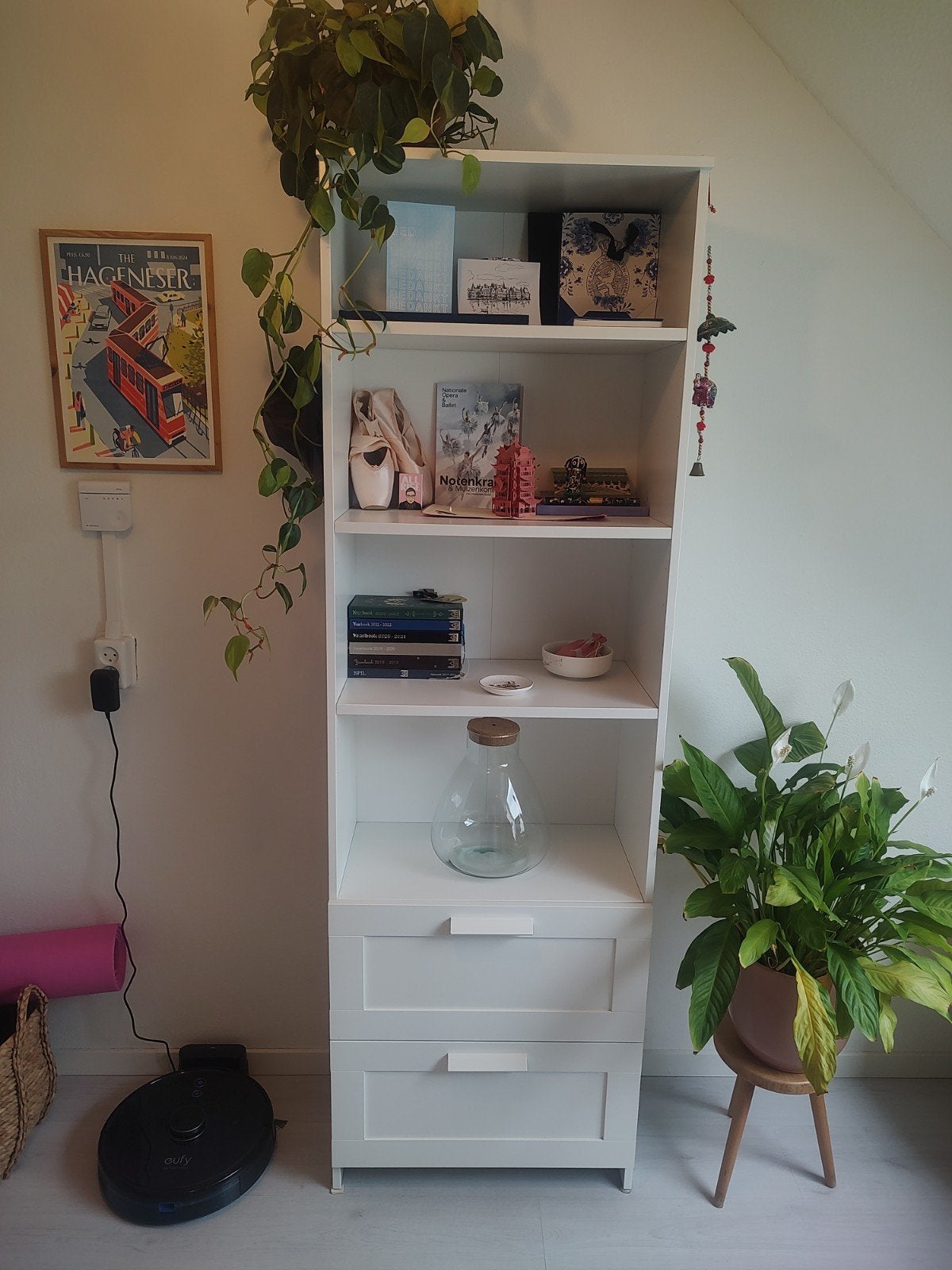 Boekenkast IKEA BRIMNES, Huis en Inrichting, Kasten | Boekenkasten, Ophalen, 50 tot 100 cm, Zo goed als nieuw, 150 tot 200 cm