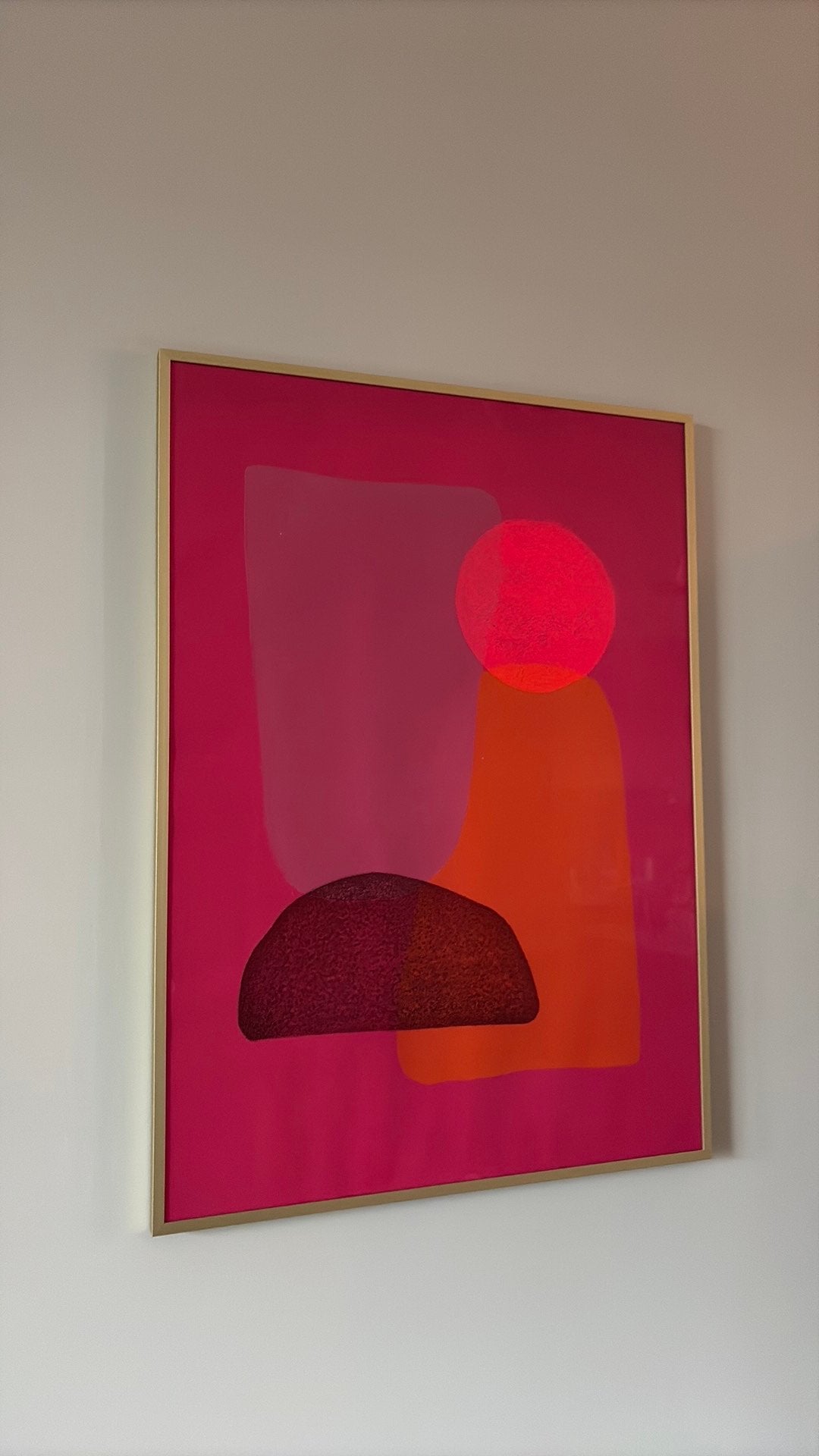 Museumglas 50x70 voor in een schilderij, Ophalen