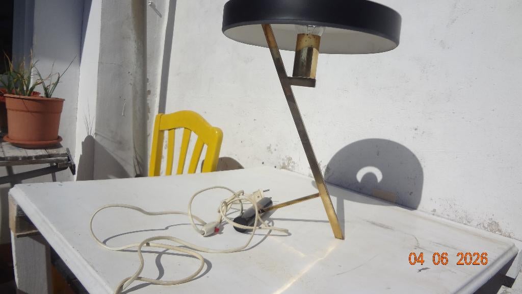 Philips Louis Kalff Diplomat Z lamp, Ophalen, Zo goed als nieuw, Metaal, Minder dan 50 cm