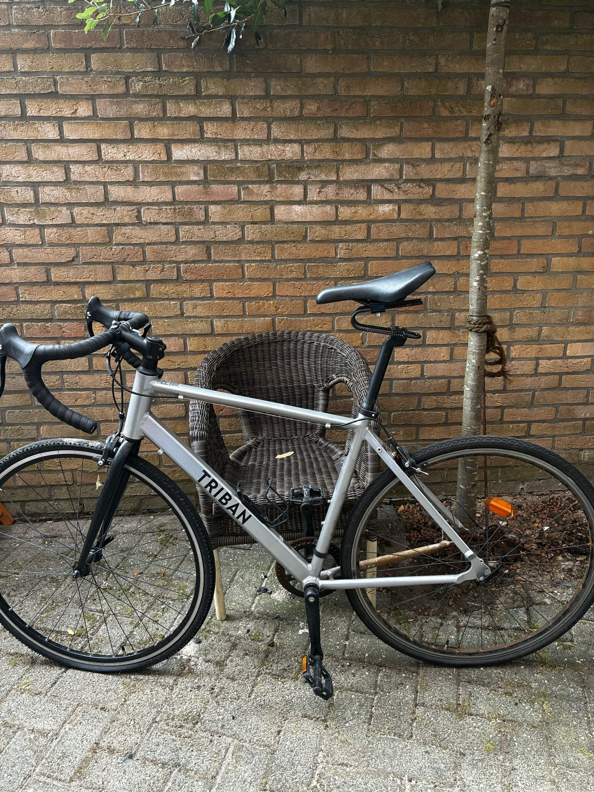 Triban RC 100 racefiets, Fietsen en Brommers, Fietsen | Racefietsen, Minder dan 10 versnellingen, Gebruikt, Aluminium, Overige maten
