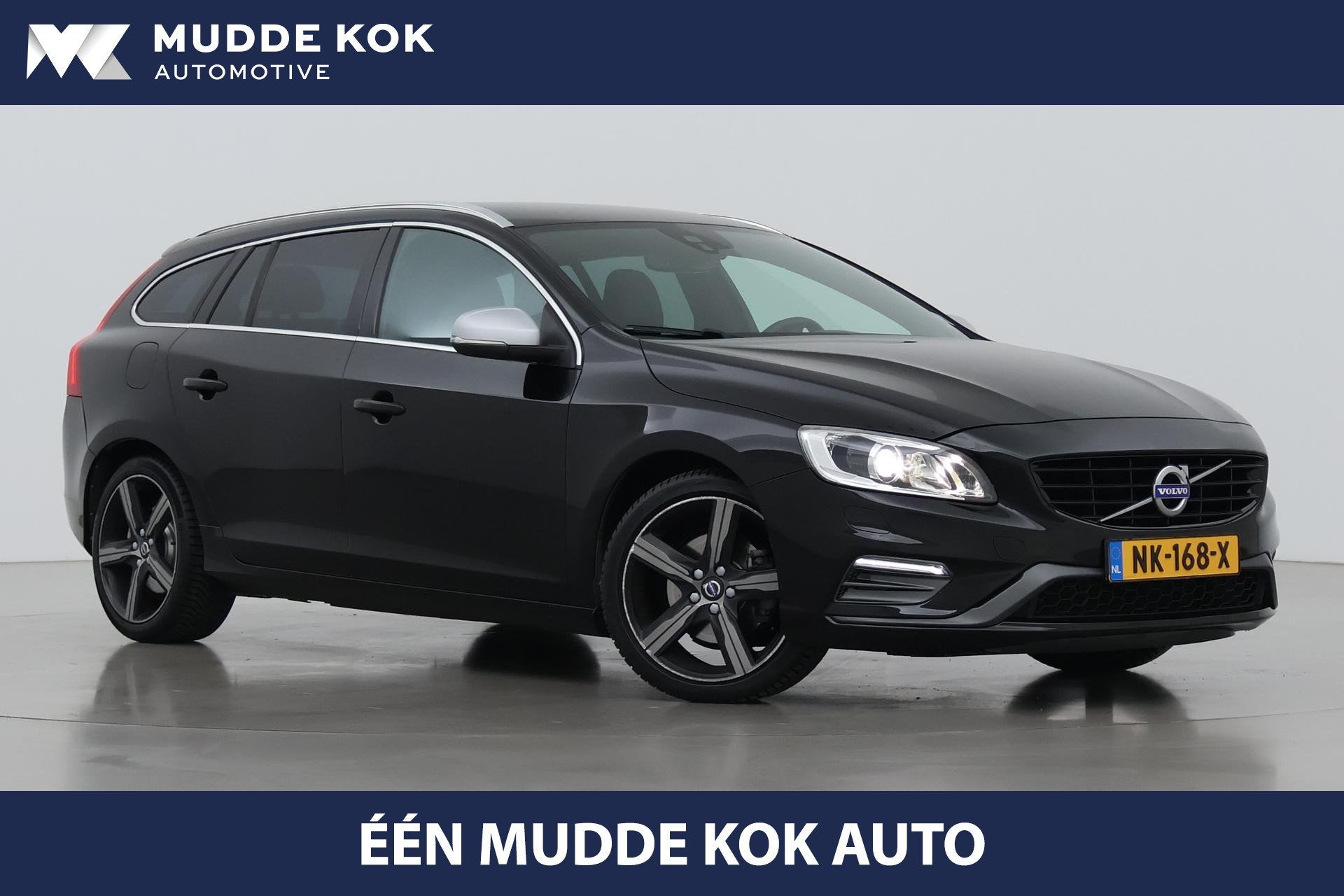 Volvo V60 T3 R-Design | Trekhaak | Adaptieve Xenon | Standka, 4 cilinders, Zwart, Origineel Nederlands, 152 pk