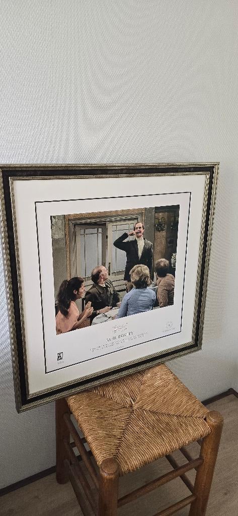 Fawlty Towers ingelijste print - handtekening John Cleese, Ophalen, Schilderij, Meerkleurig, Nieuw
