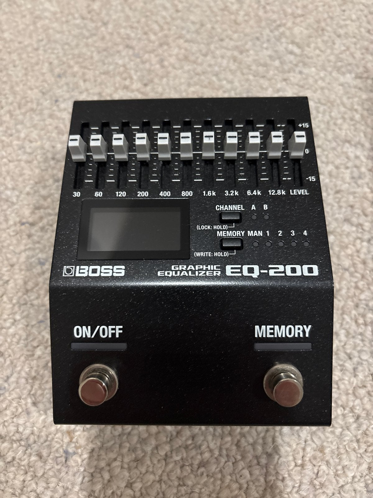 BOSS EQ-200 Grafische Equalizer Pedaal, Ophalen of Verzenden, Zo goed als nieuw, Equalizer