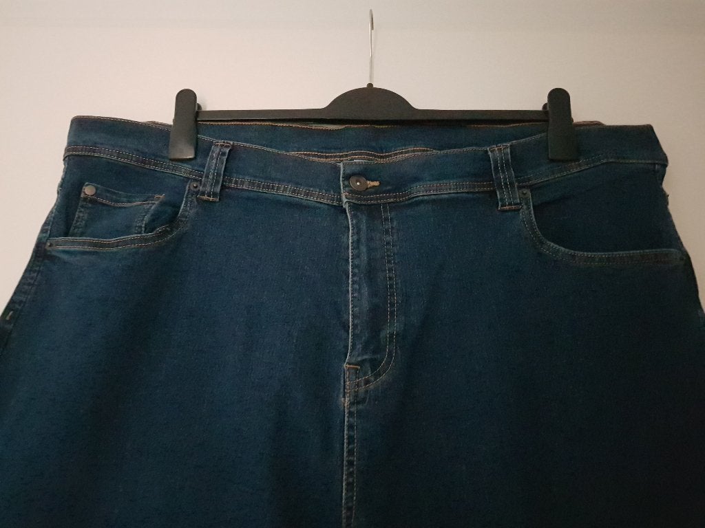 Spijkerbroek voor dames -- maat 56 / 58 -- Roly, Blauw, Overige jeansmaten, Ophalen of Verzenden, Zo goed als nieuw