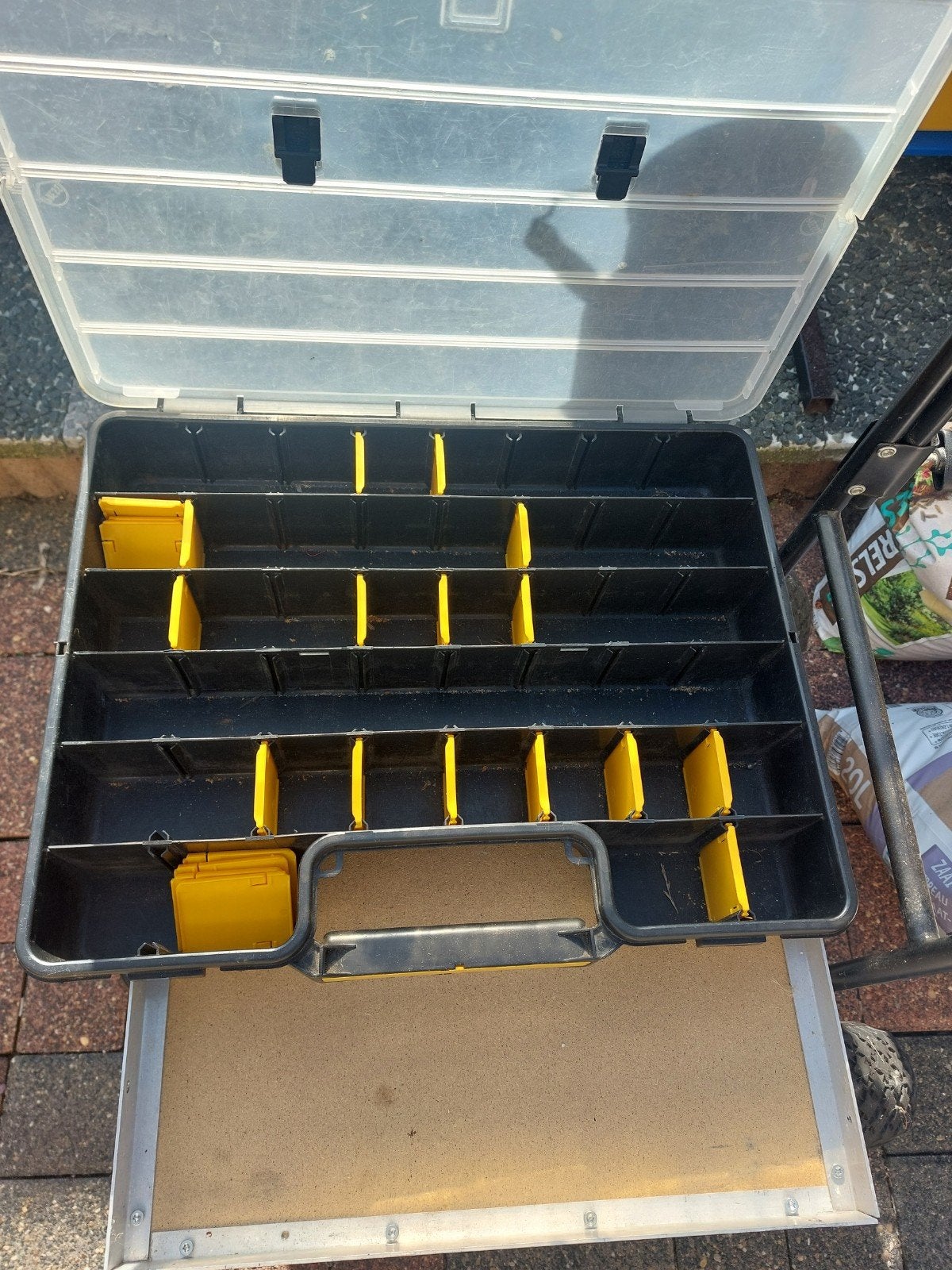 3 Opbergdozen voor Klein Vismateriaal, Ophalen, Gebruikt, Koffer of Tas