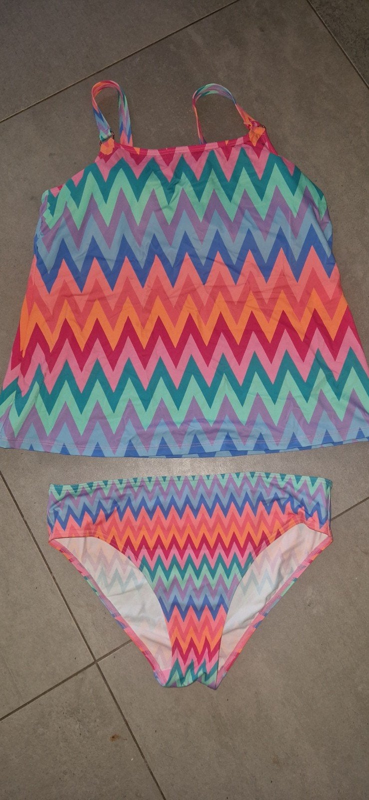 Amoena bikini/ tankini 44B, Ophalen of Verzenden, Zo goed als nieuw, Zwart, Bikini