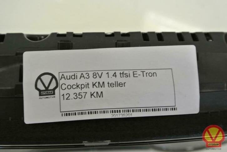 audi a3 8v e tron cockpit km teller kilometerteller tachoklo, Gebruikt, AUDI AG, Auto-Union-Strasse 1
85045  Ingolstadt, DE, Kundenbetreuung@audi.de