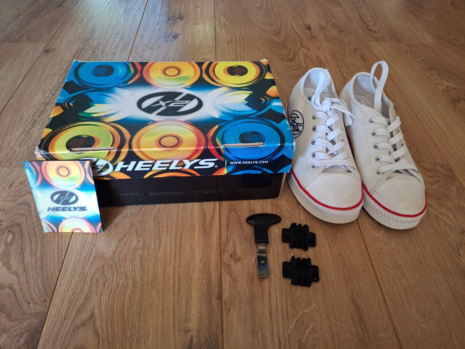 Heelys rolschoenen wit - Maat 36,5, Ophalen of Verzenden, Gebruikt, Kinderen