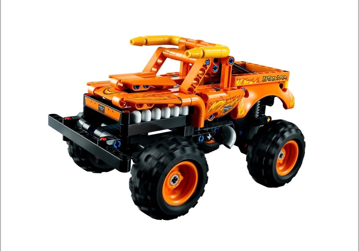 LEGO Technic 42135 Monster Jam El Toro Loco, Ophalen, Lego, Zo goed als nieuw, Complete set