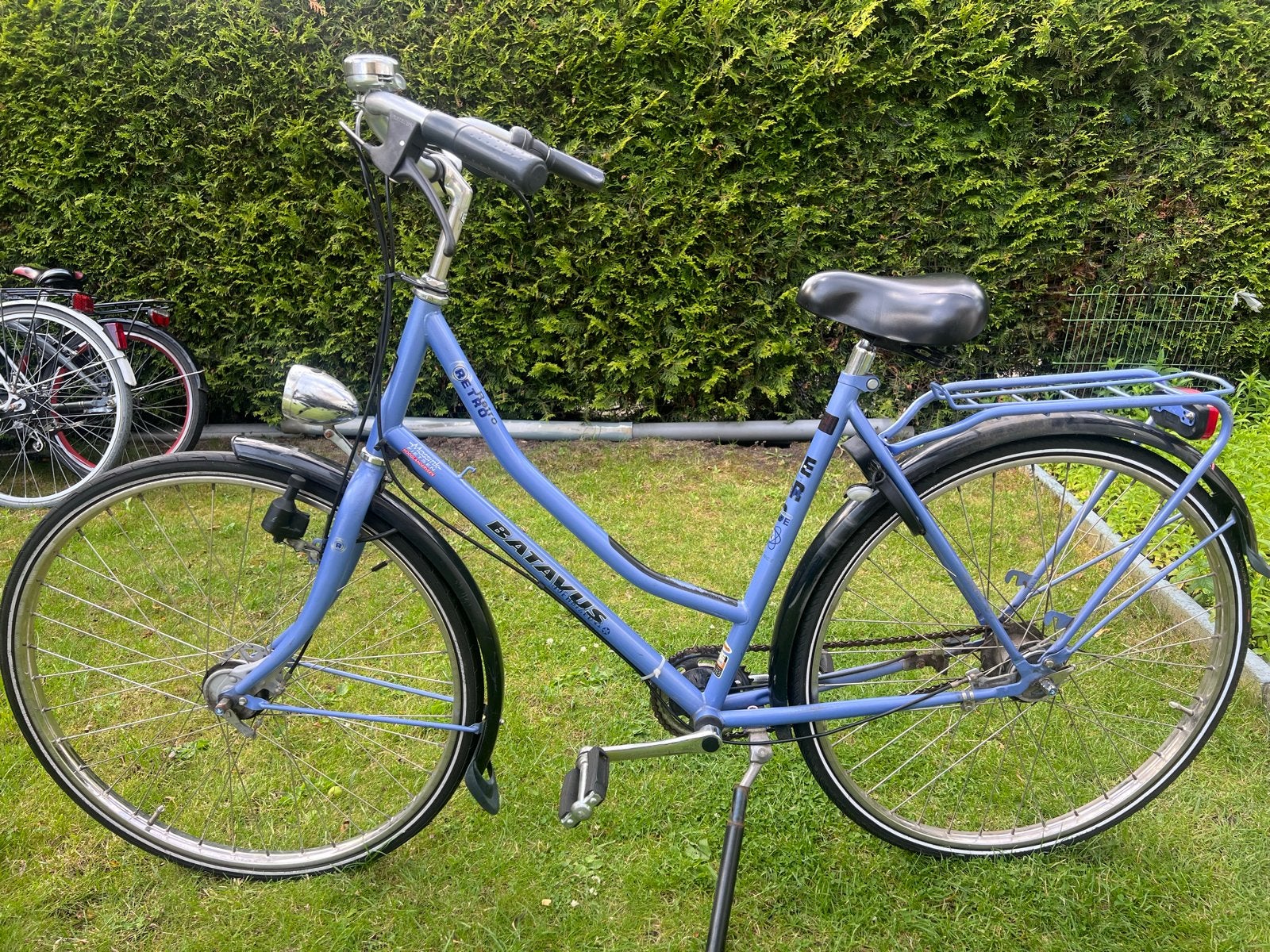 Batavus Retro damesfiets - Lichtblauw, Fietsen en Brommers, Terugtraprem, Batavus, Ophalen of Verzenden, 53 tot 56 cm