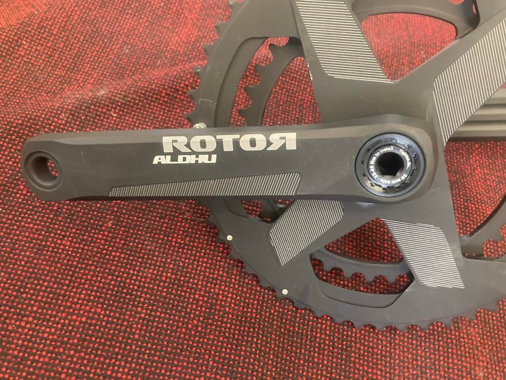 Aldhu crankstel Rotor 170/172/175mm, Gebruikt, De ruyterstraat 86, Overige typen, Cycling@steenbergen.cc
