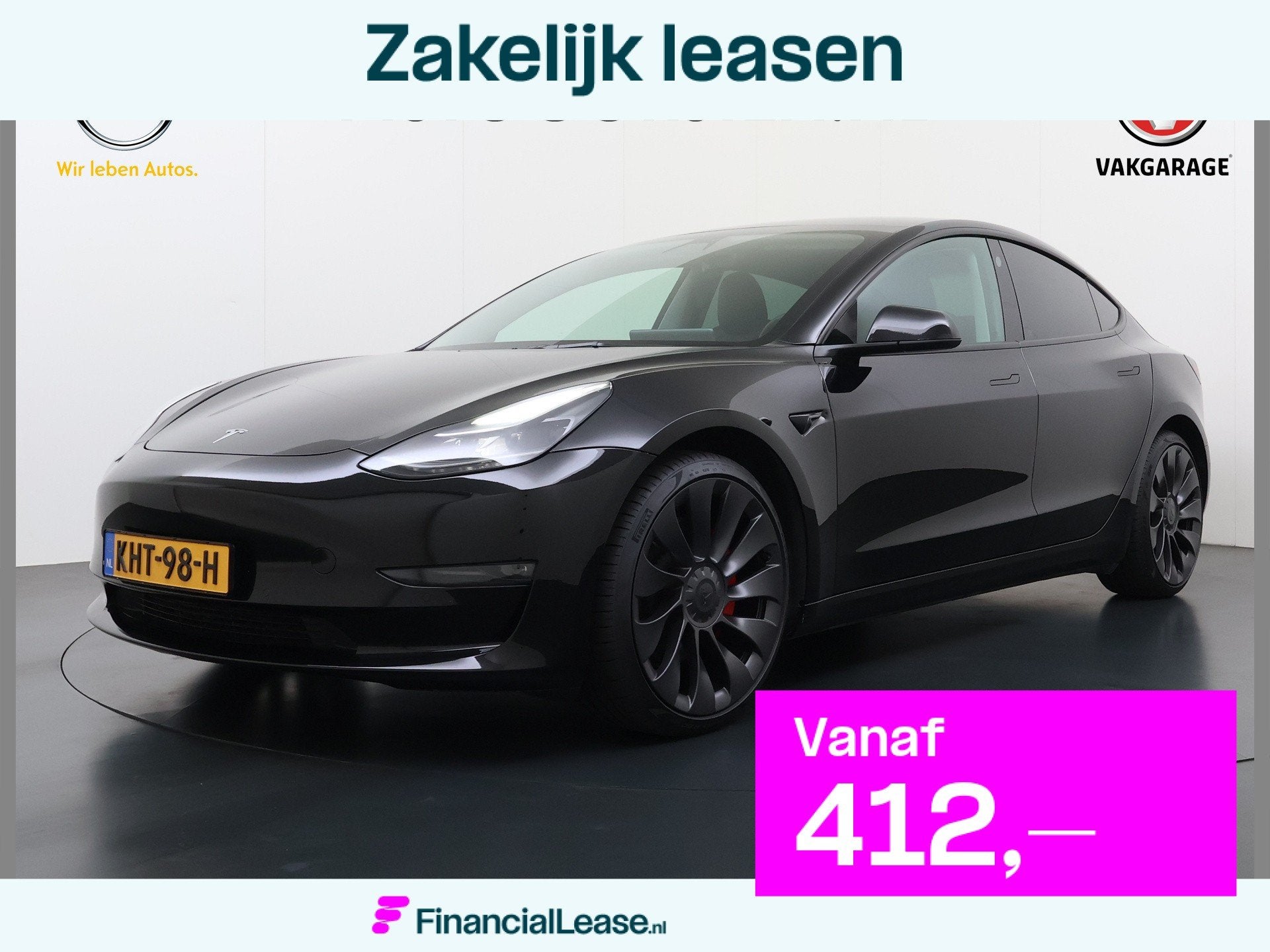 Tesla Model 3 Performance AWD 513PK Facelift Warmtepomp Lmv