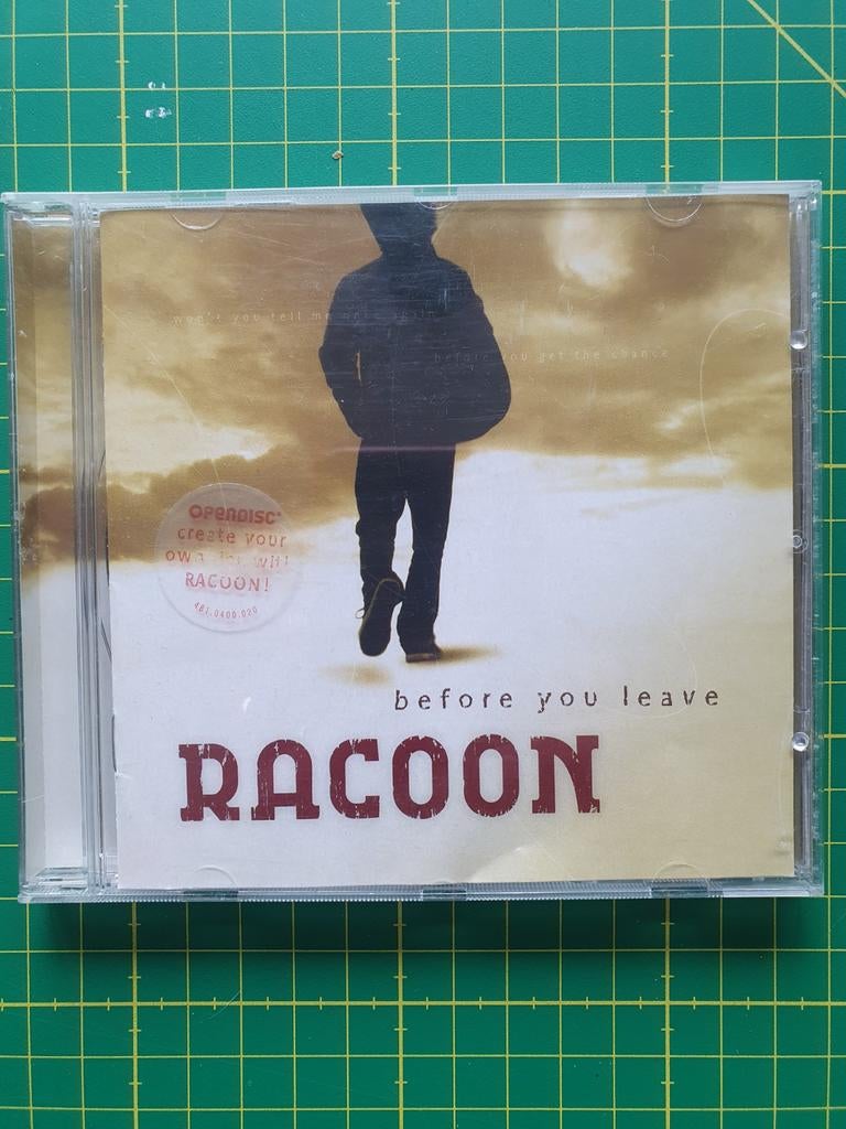 CD Racoon - Before you leave, Ophalen of Verzenden, Zo goed als nieuw