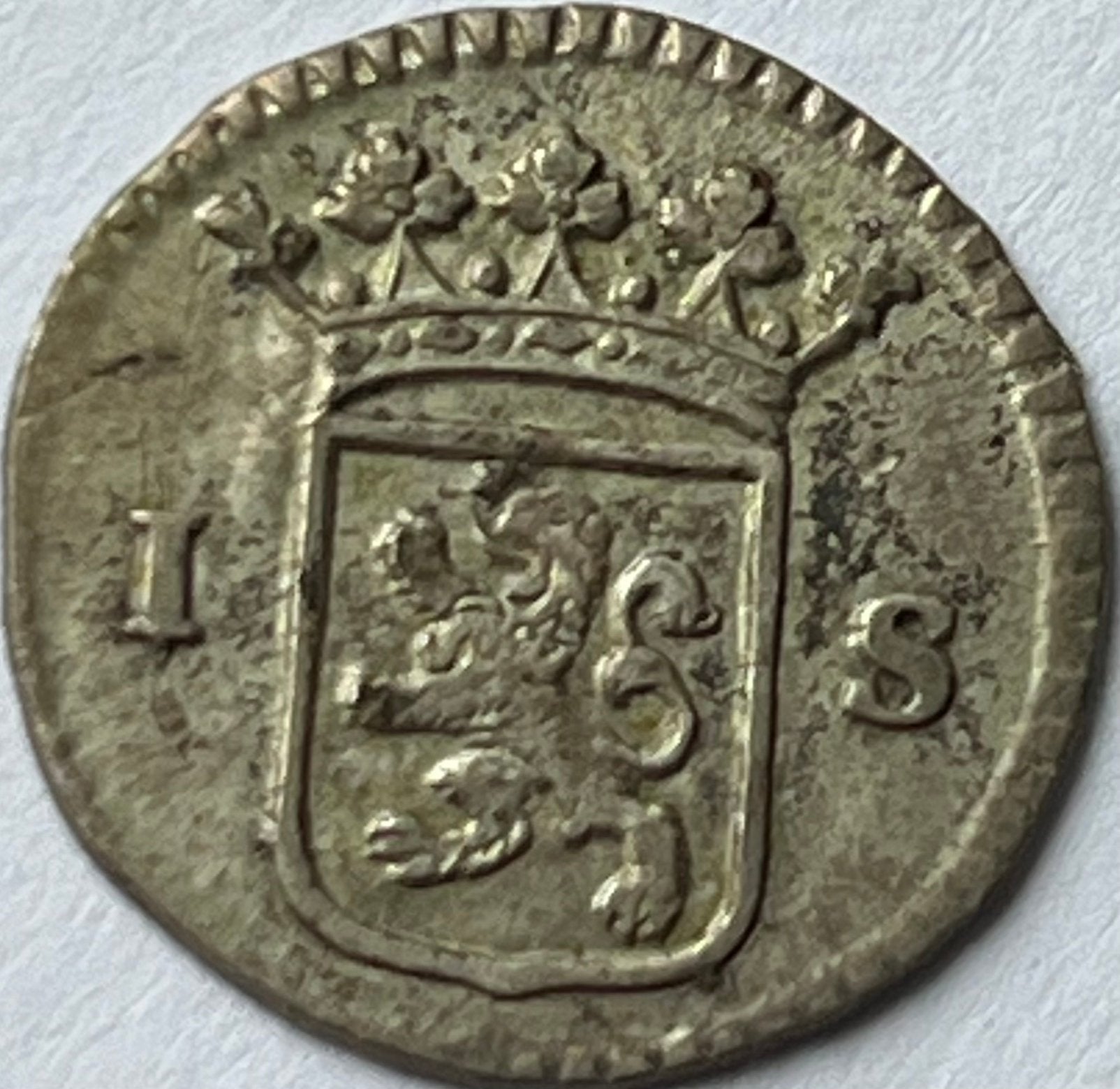 Holland schitterende wapenstuiver 1727, Postzegels en Munten, Munten | Nederland, Vóór koninkrijk, Zilver, Losse munt, Overige waardes