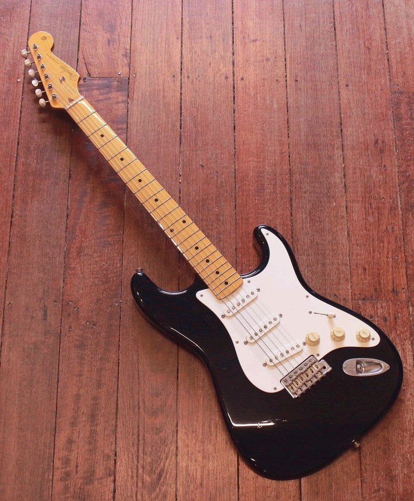 80s Fender Japan JV Stratocaster met ST-57 neck, Ophalen, Gebruikt, Solid body, Fender