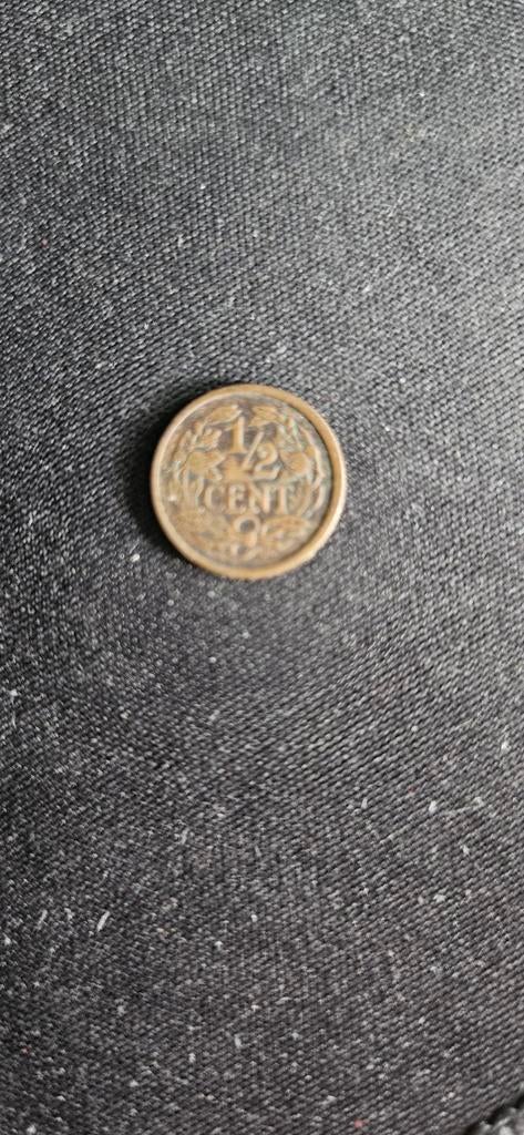 Zeldzame 1/2 cent munt uit 1914 - Koningin Wilhelmina, Ophalen of Verzenden, Koningin Wilhelmina, Overige waardes, Losse munt