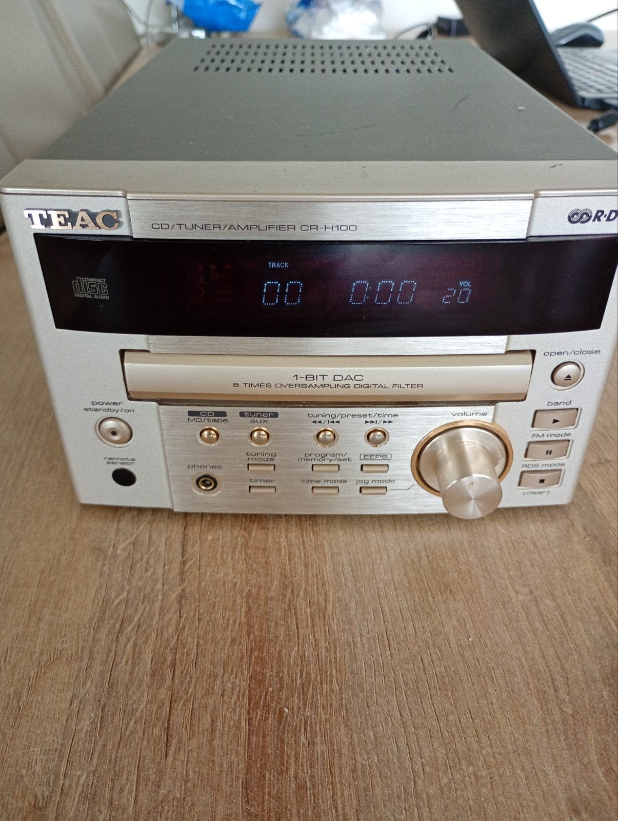 TEAC CR-H100 CD/Tuner/Versterker - Compact en Krachtig, Overige merken, Ophalen of Verzenden, Zo goed als nieuw, Microset
