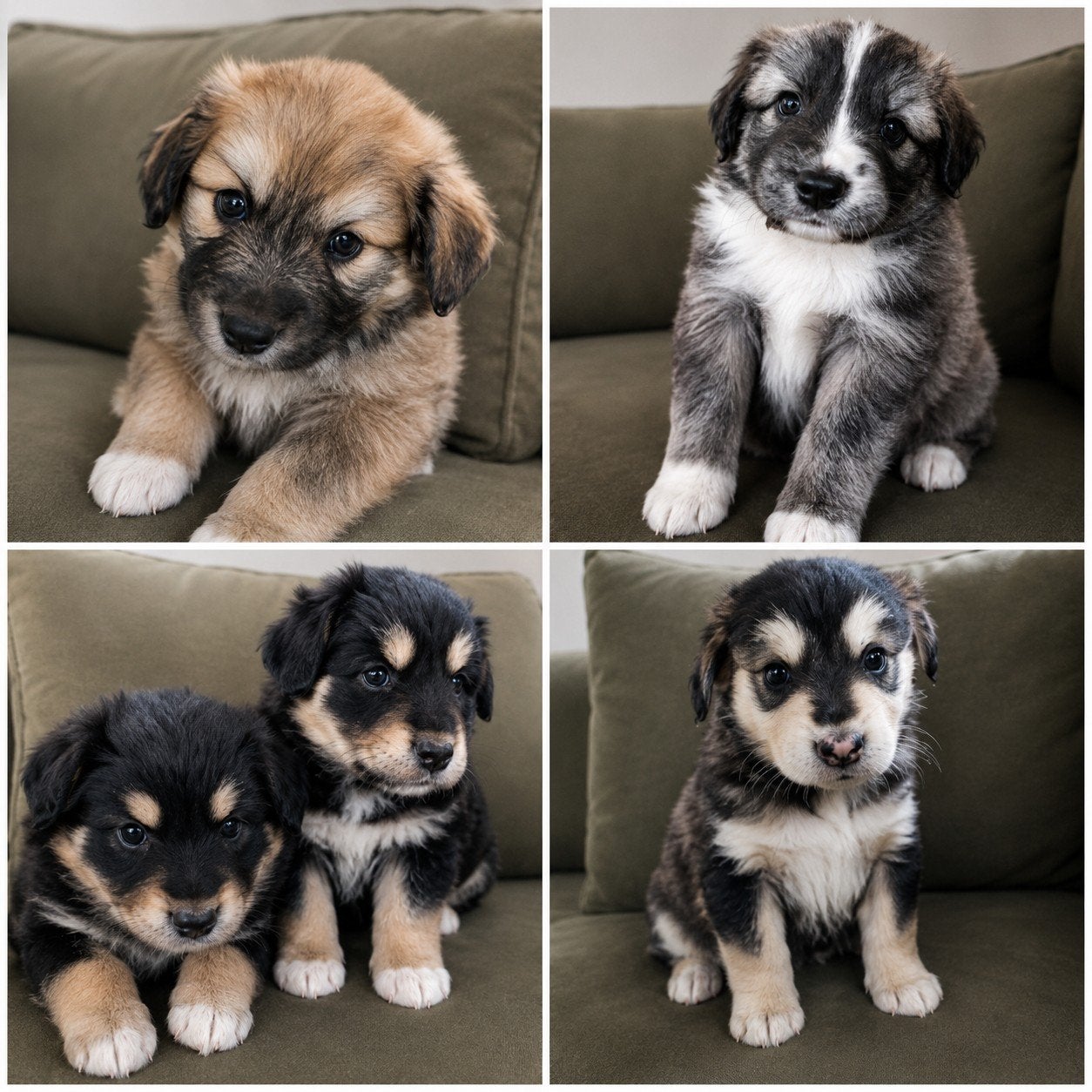 Cockapoo x Pomsky puppy’s, Dieren en Toebehoren, Honden | Niet-rashonden, 8 tot 15 weken, Parvo, Meerdere, Meerdere dieren