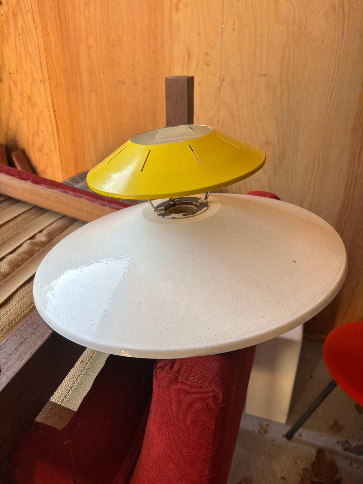 Louis Kalff Philips plafondlamp vintage design plafonniere, Ophalen of Verzenden, Zo goed als nieuw