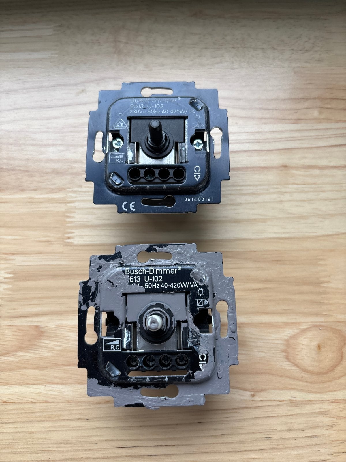 Busch-Jaeger Dimmer 6513 U-102 (40-420W/VA), Ophalen of Verzenden, Gebruikt, Busch-Jaeger, Dimmer