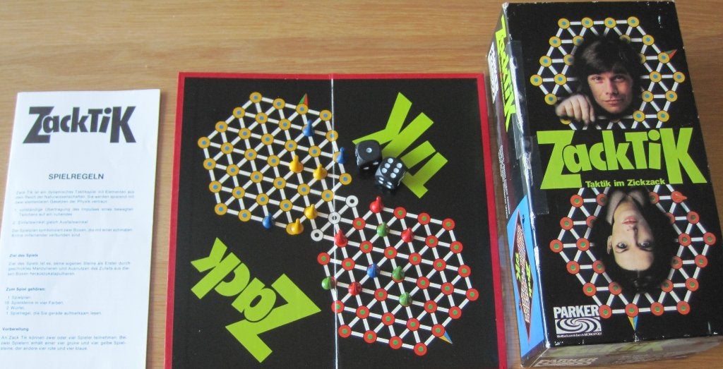 bordspel ZackTik - 1979 - Parker - voor twee spelers, Een of twee spelers, Ophalen of Verzenden, Zo goed als nieuw, Parker