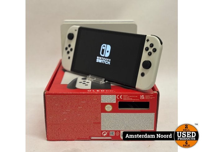 Nintendo Switch Oled 64GB Wit, Nintendo, Zo goed als nieuw, Support@nintendo.com, 11-1 Hokotate-cho, Kamitoba, Minami-ku
Kyoto 601-8501
Japan