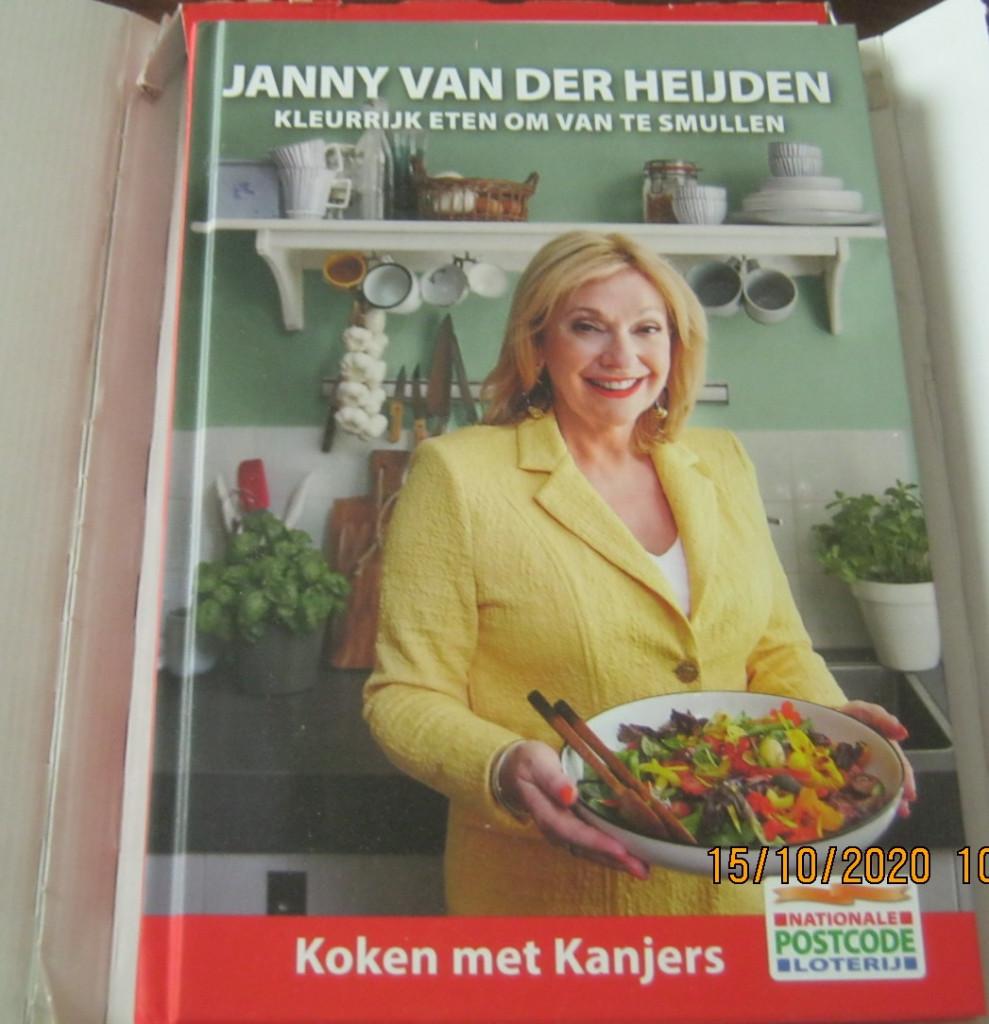 Kookboek Postcodeloterij Janny vd Heijden, Janny vd Heijden, Gezond koken, Nieuw, Nederland en België