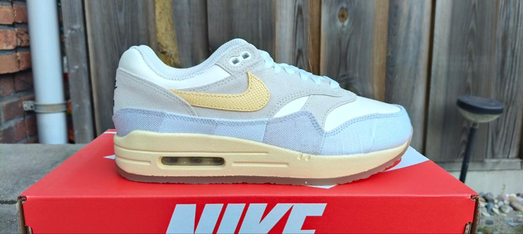 Nike Air Max 1 W ' Crepe Light Bone ' Sneakers - AM1, Kleding | Dames, Schoenen, Overige kleuren, Nike, Nieuw, Ophalen of Verzenden