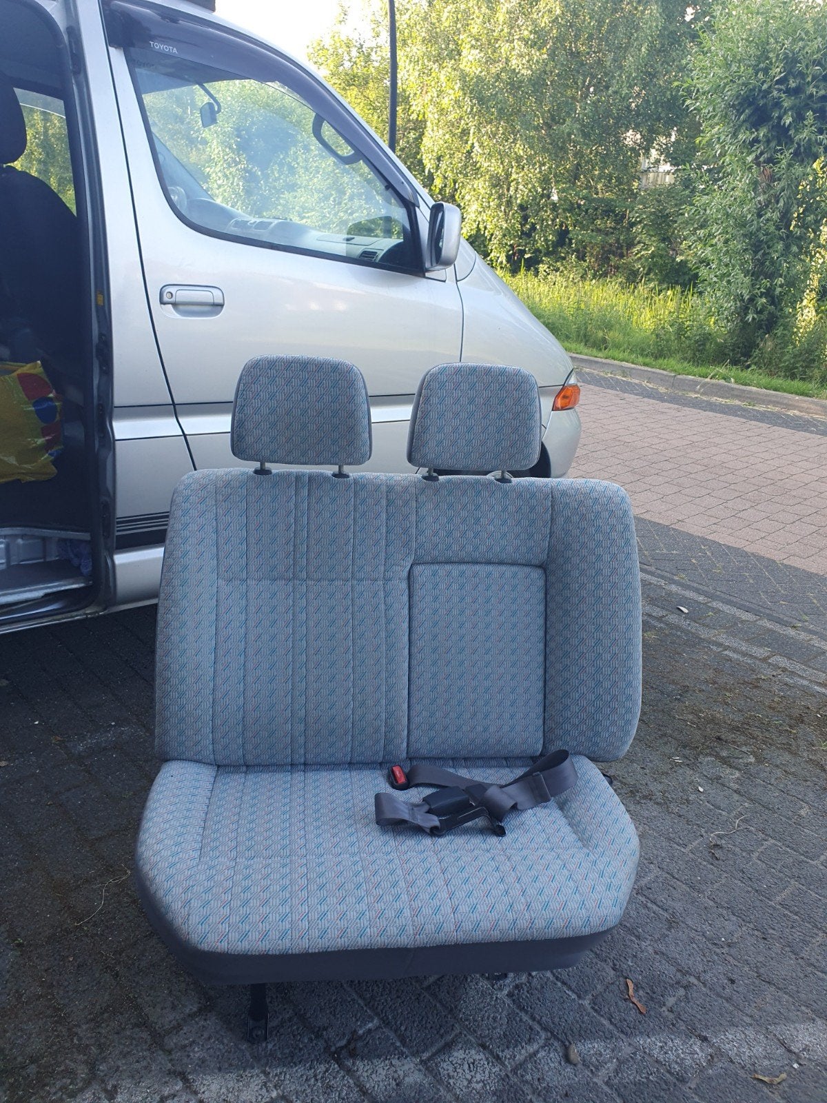 Bijrijdersbankje met gordel Toyota Hiace, Auto-onderdelen, Ophalen of Verzenden, Gebruikt, Toyota