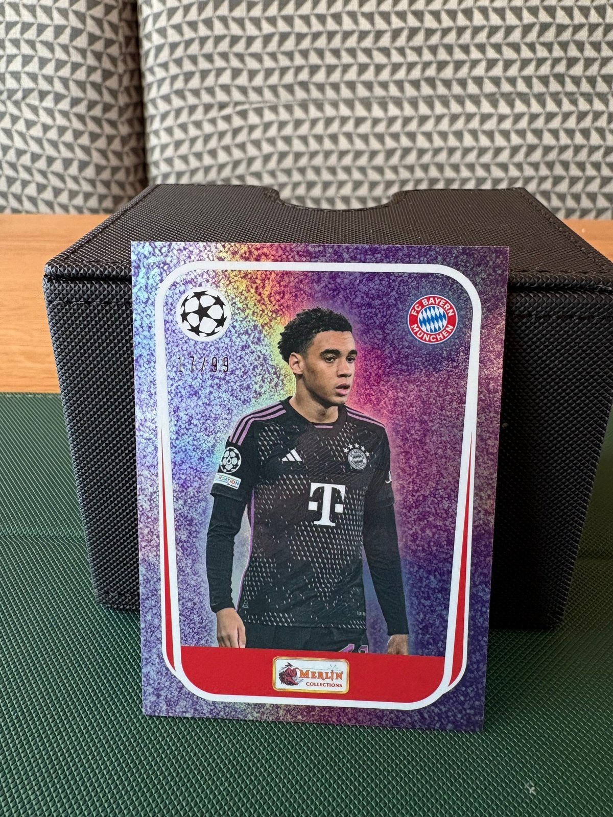Jamal Musiala Topps Merlin Heritage Kaart - Bayern München, Ophalen of Verzenden, Zo goed als nieuw, Buitenlandse clubs, Spelerskaart