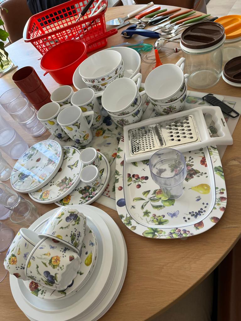 kampeerservies (Mepal) en keukengerei, Ophalen, Kunststof, Meerkleurig, Overige merken