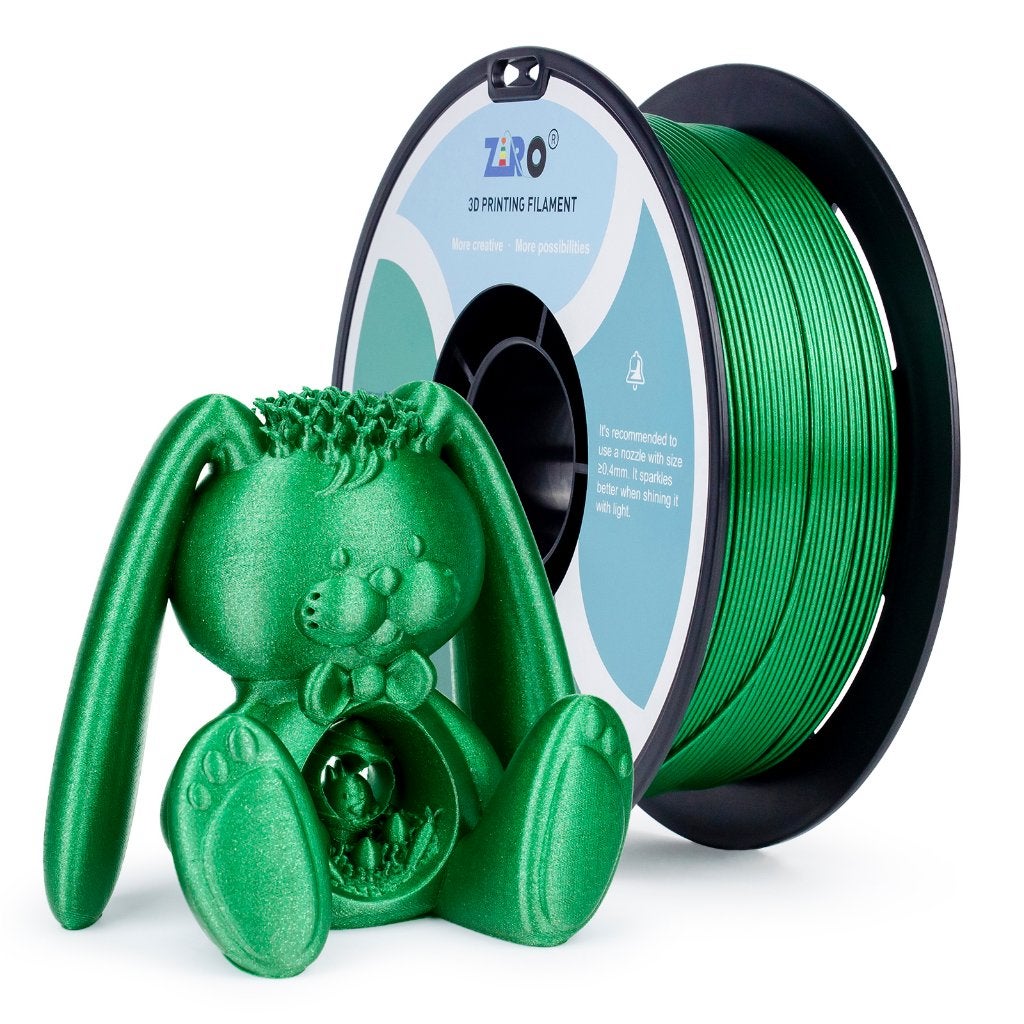 ZIRO Diamond PLA Emerald Green / Smaragdgroen (1KG), Computers en Software, 3D-printerbenodigheden, Ophalen of Verzenden, Nieuw