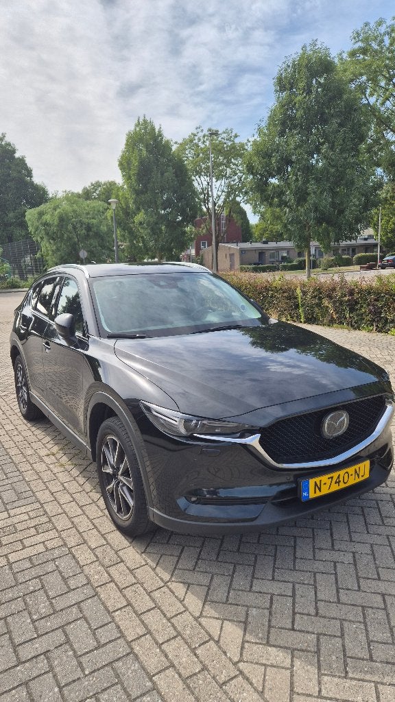 Mazda CX-5 2.0 Skyactiv-g 165pk 2WD Aut 2018 Zwart Leer, 15 km/l, Zwart, 4 cilinders, 2000 kg