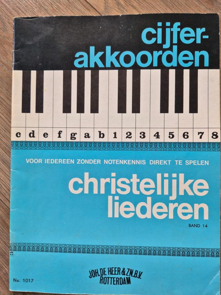 Cijfer-akkoorden: Christelijke Liederen Band 14, Muziek en Instrumenten, Ophalen of Verzenden