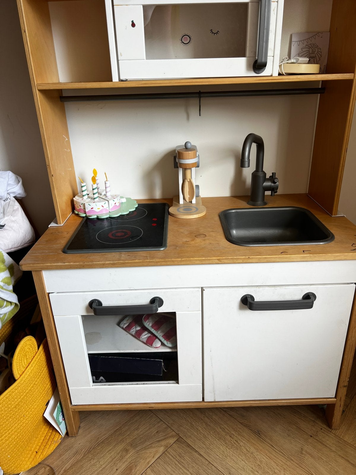 IKEA Speelkeukentje met accessoires - Gebruikt, Ophalen, Gebruikt, Hout, Speelkeuken