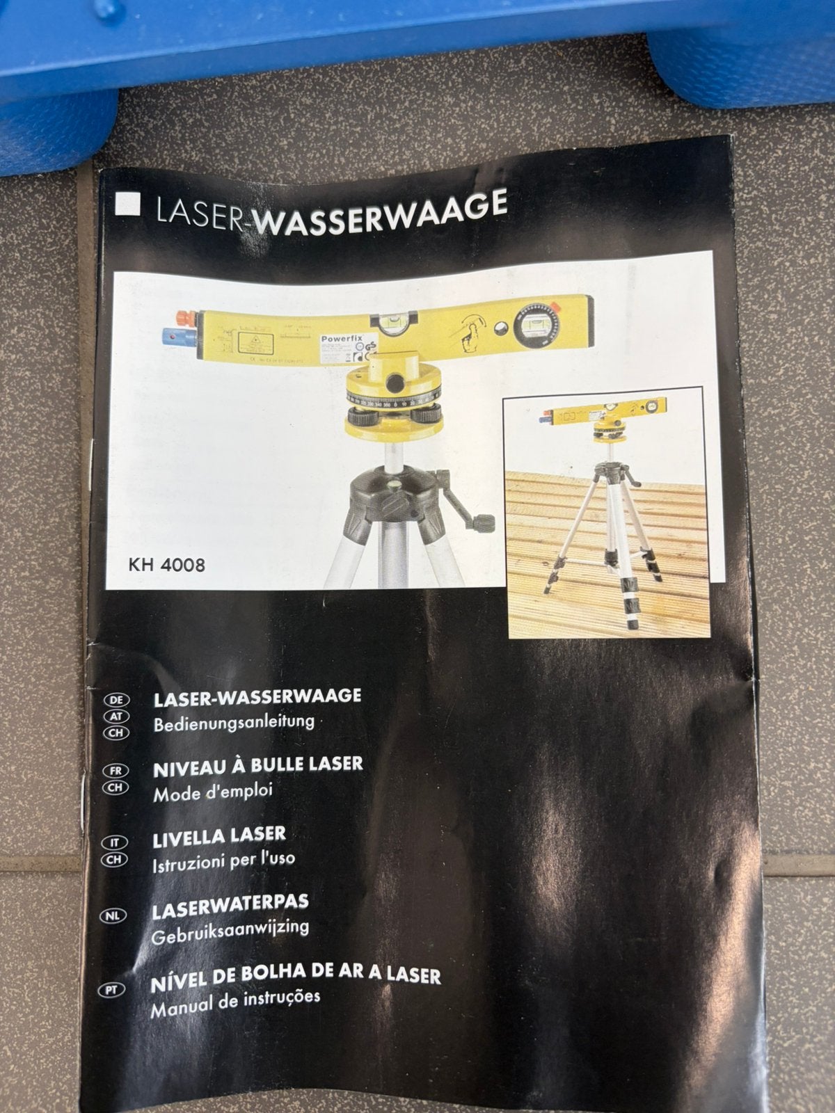 Laser waterpas, Ophalen, Nieuw