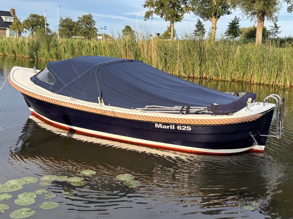 Maril 625 buiskap met buisframe - Donkerblauw (Gebruikt), Watersport en Boten, Accessoires en Onderhoud, Ophalen of Verzenden