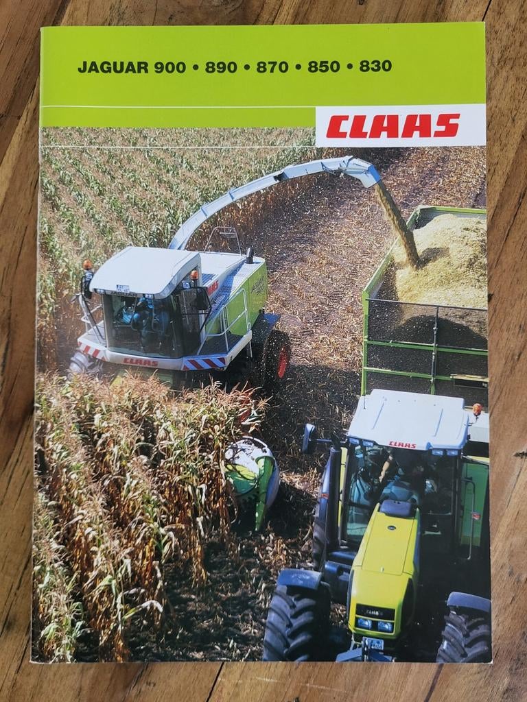 tractor folder Claas Jaguar 900 890 870 850 830, Ophalen of Verzenden, Zo goed als nieuw