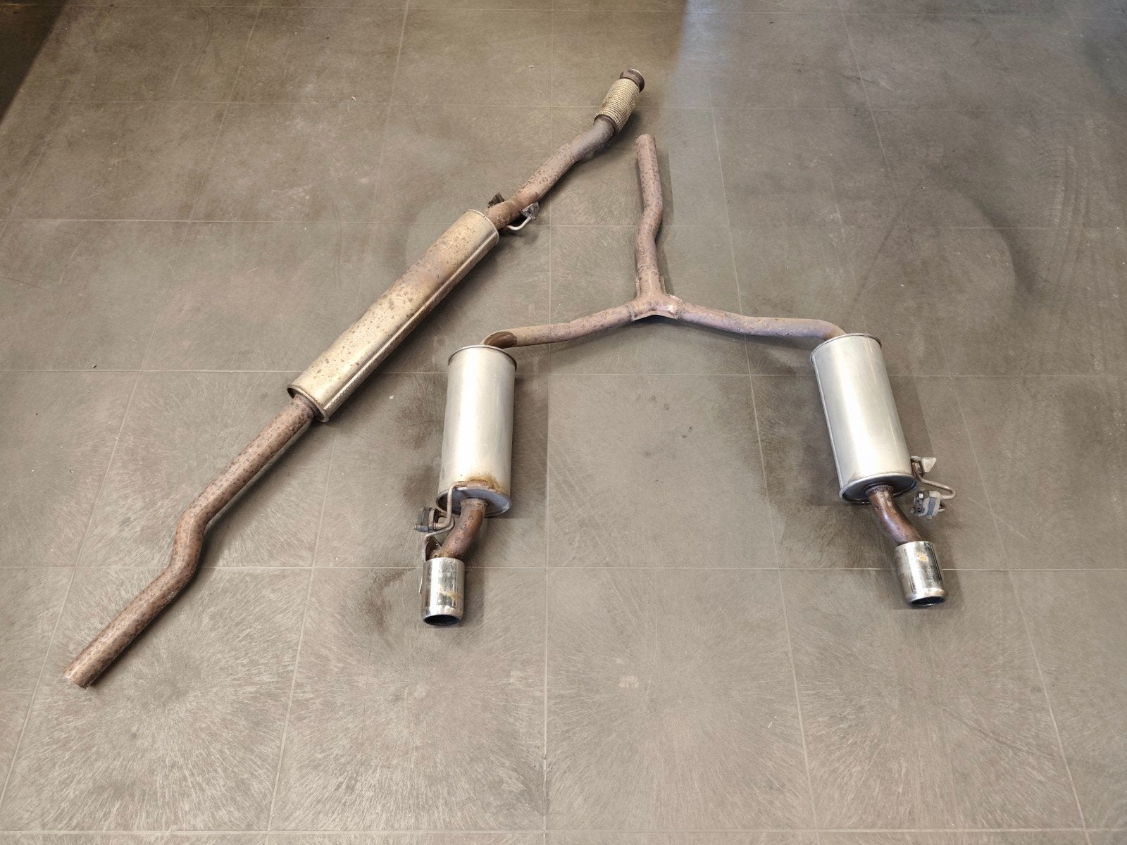 Uitlaat mini clubman cooper s R55 Oem in goede staat, Ophalen, Mini