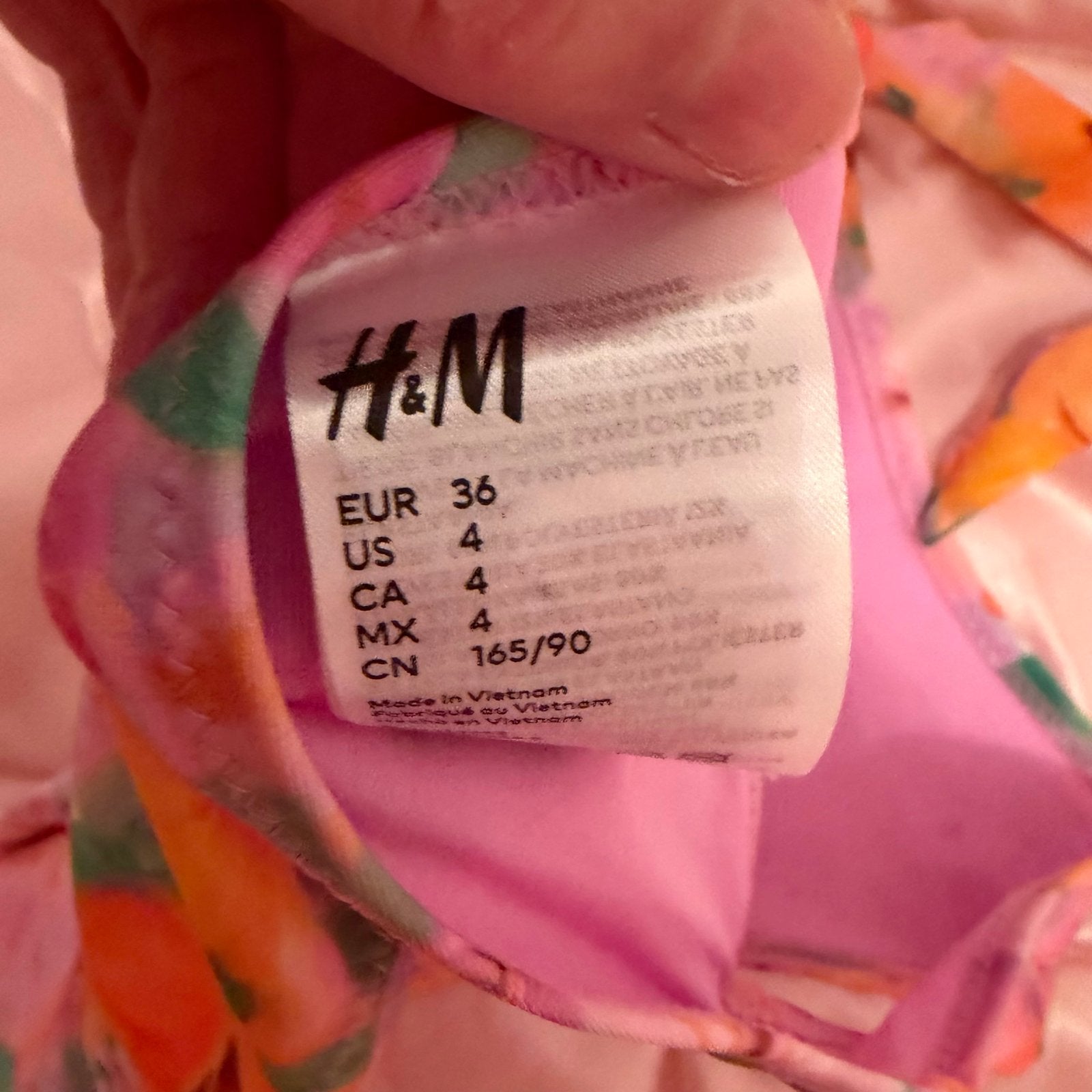 H&M Bikini met bloemenprint - Maat 36, Ophalen, Zo goed als nieuw, Meerkleurig, Bikini